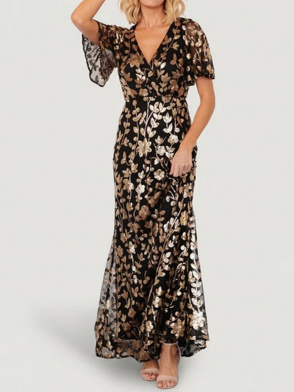 Baltic Born Esme Sequin Maxi Dress